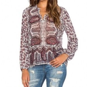 Maison Scotch by Scotch & Soda wanderlust boho blouse. Size 1 small. NWOT